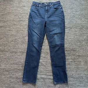 Madewell The Perfect Vintage Jean Women 28 Tall Blue Stretch High Rise Straight